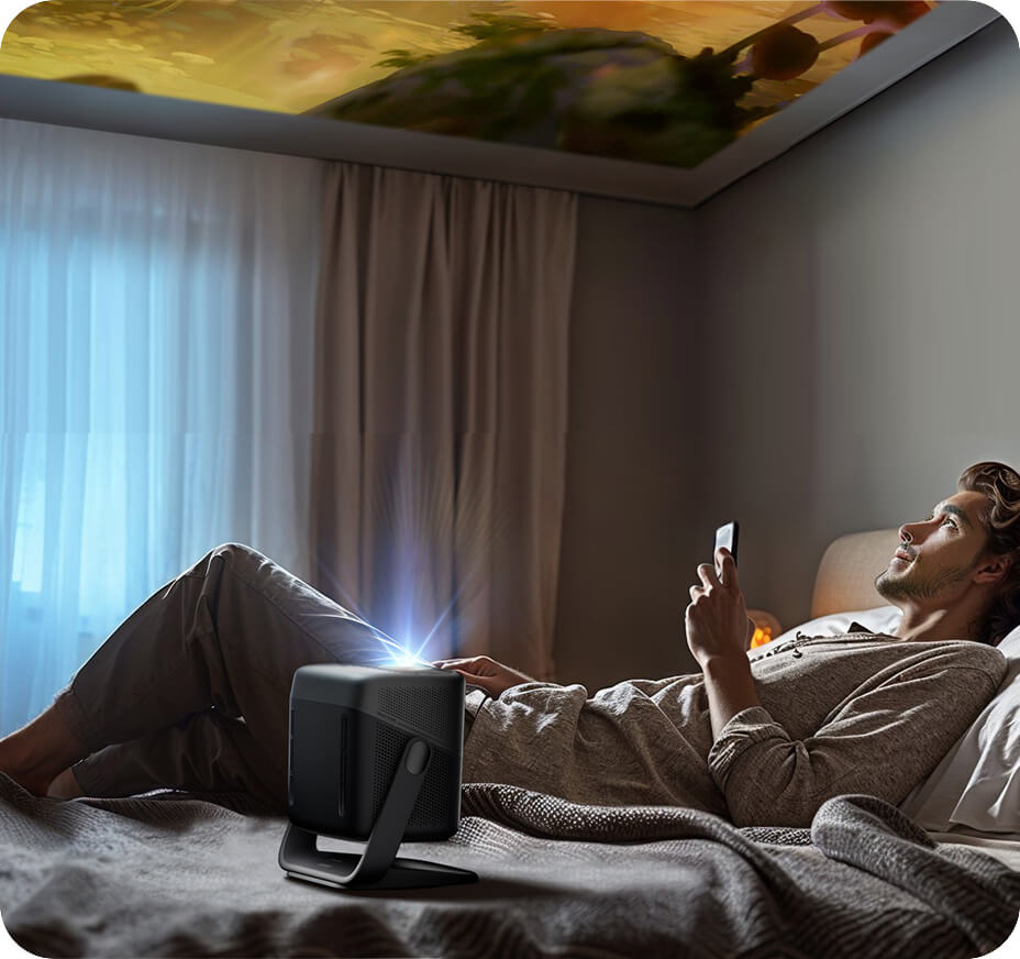 JMGO N1s Ultra 4K projektor sufit